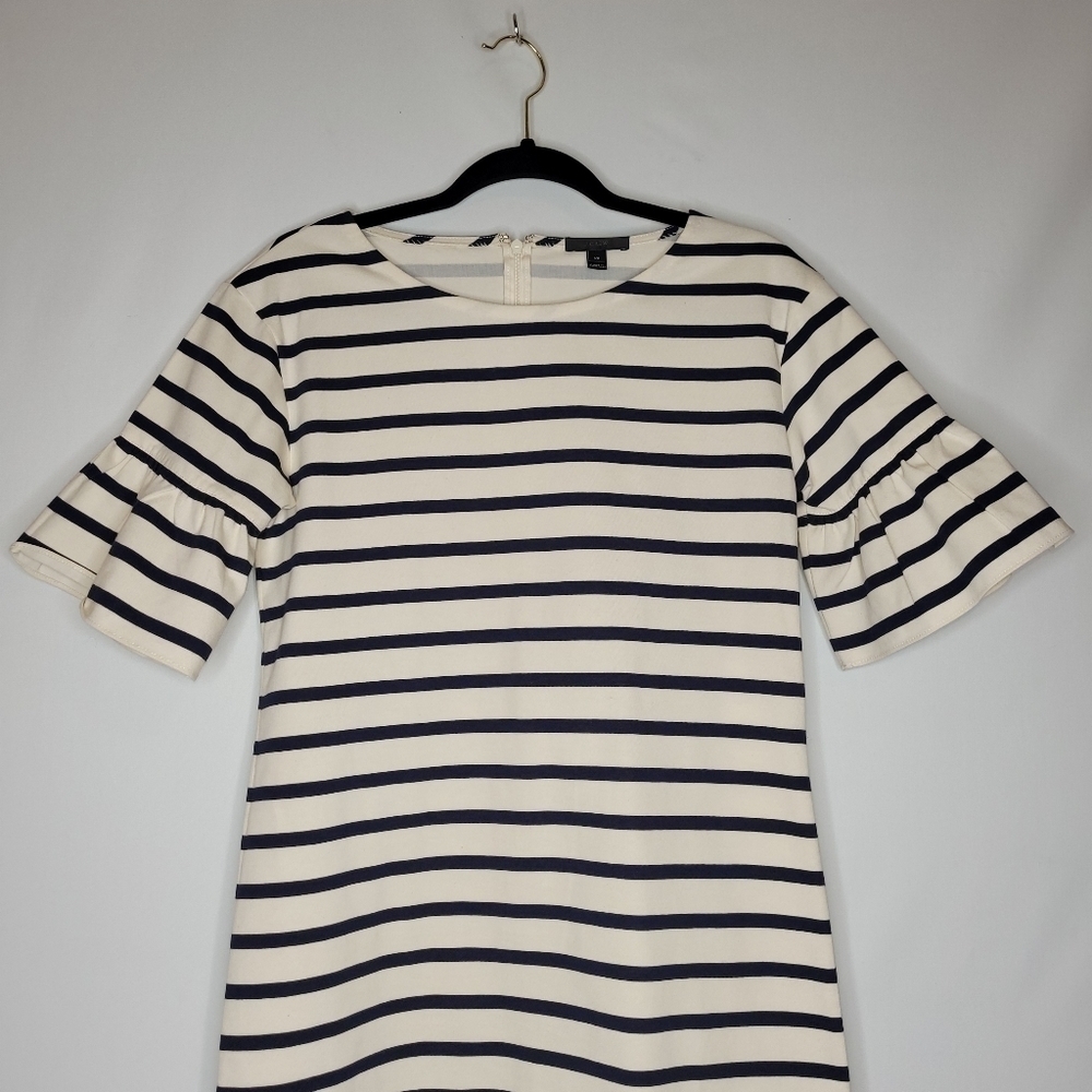 J. Crew Striped Bell Sleeve Dress - Picture 6 of 14